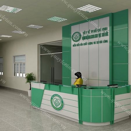Quầy Lễ Tân Cao Sơn QLTC S36